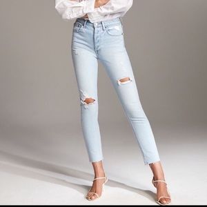 Denim Forum Yoko High Rise Slim Sz 28